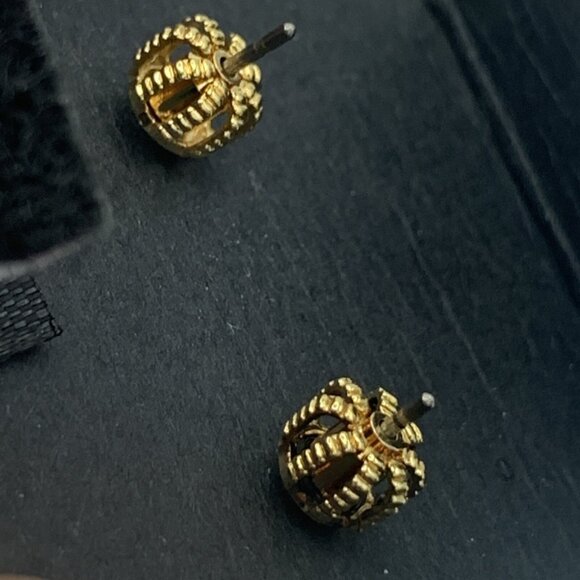 Juicy Courture Pyramid Stone Studs Earrings - Picture 11 of 15